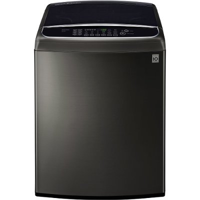 WT1901CK LG 5.0 cu. ft. Ultra Large Capacity Front Control Top Load Washer with TurboWash - Black Stainless Steel