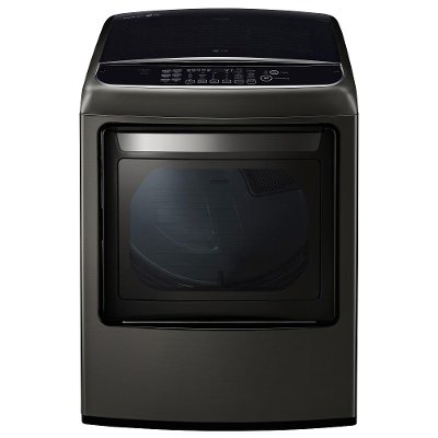 DLEY1901KE LG Front Control Electric Dryer - 7.3 cu. ft. Black Stainless Steel