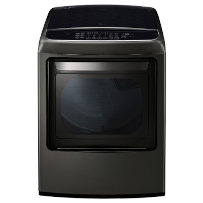 DLGY1902KE LG Front Control Gas Dryer - 7.3 cu. ft. Black Stainless Steel