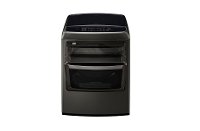DLGY1902KE LG Front Control Gas Dryer - 7.3 cu. ft. Black Stainless Steel-4