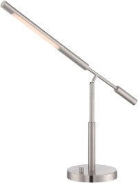 Polished Steel Desk Lamp - Cayden II