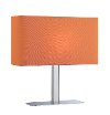 Orange Shade Rectangular Table Lamp - Levon
