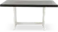 Bourbon County White Two-Tone Trestle Dining Table