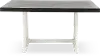 Clearance Bourbon County White Two-Tone Trestle Dining Table