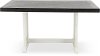 French County White Two-Tone Trestle Dining Table - Bourbon County