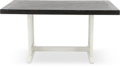 Two-Tone French County Trestle Dining Table - Bourbon County