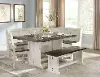 Bourbon County French Country 5 Piece Corner Dining Set