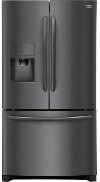 FGHF2367TD Frigidaire 36 Inch French Door Refrigerator - Black Stainless Steel-1