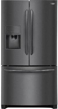 FGHF2367TD Frigidaire 36 Inch French Door Refrigerator - Black Stainless Steel