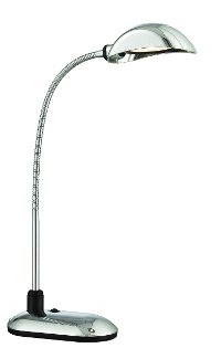 Chrome Metal LED Desk Lamp - Ettore