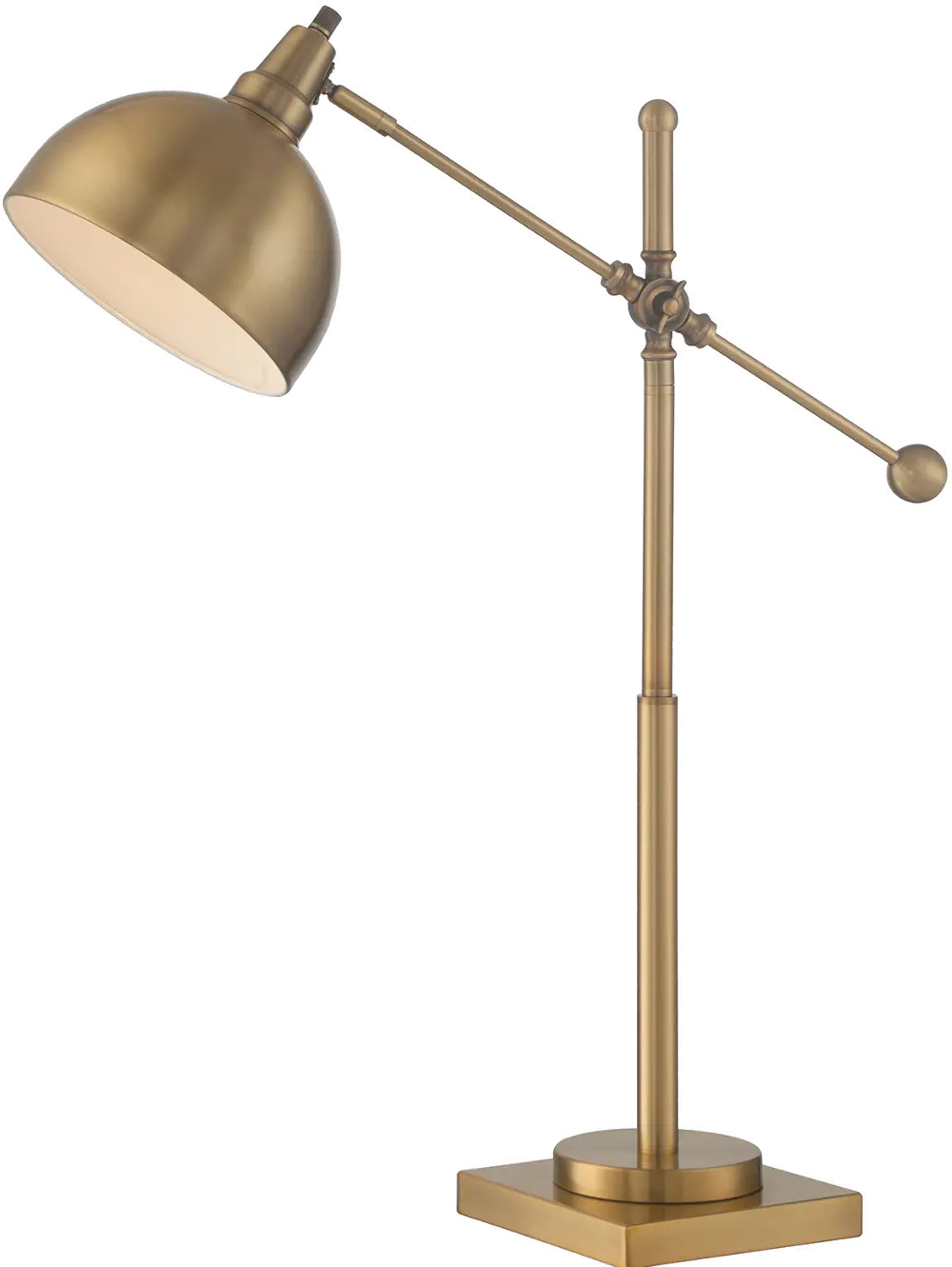 Cupola Brushed Brass Desk Lamp-1