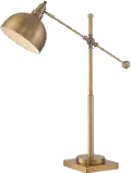 Cupola Brushed Brass Desk Lamp