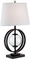 Metal Double-Ring Table Lamp - Herbert