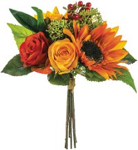 Sunflower and Rose Bouquet Arrangement