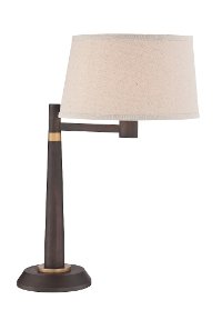 Burnished Bronze Desk Lamp - Tarika