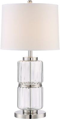 Clear Glass Table Lamp - Renate