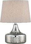 Chrome Glass Table Lamp - Silas