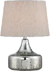 Chrome Glass Table Lamp - Silas