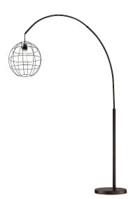 Metal Copper Bronze Arch Floor Lamp