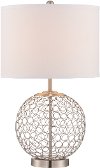 Steel Ring Open Globe Table Lamp - Mabon
