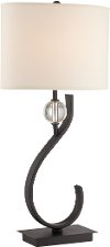 Black Swan Modern Abstract Table Lamp - Lelia