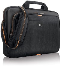 UBN101-4 15.6 Inch Orange and Black Laptop Briefcase