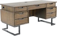 Fossil Brown Executive Desk - Harper Point-2