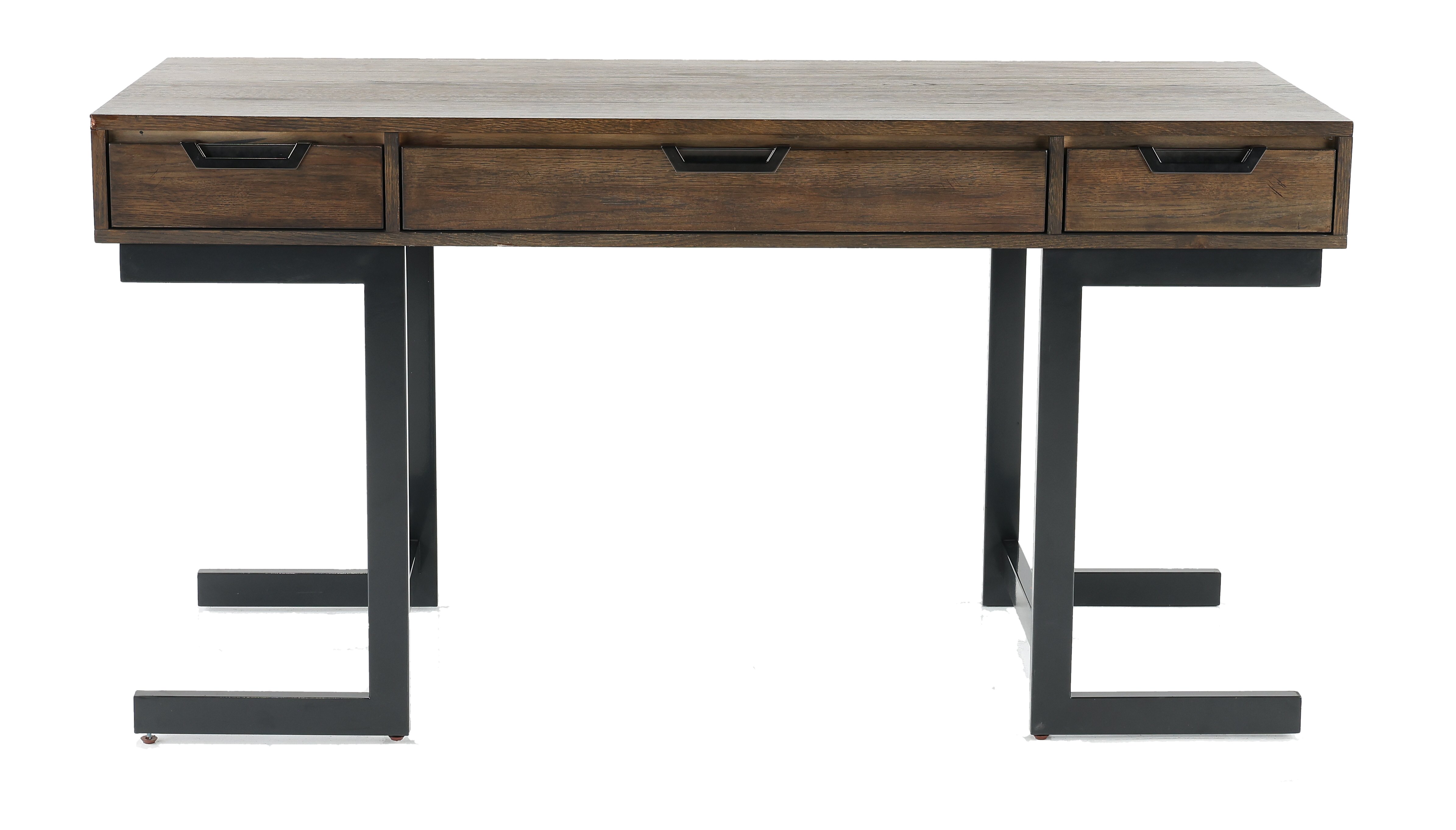 Fossil Brown Writing Desk - Harper Point-1