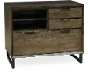 Harper Point Brown 3 Drawer Combination File Cabinet