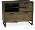 Harper Point Brown 3 Drawer Combination File Cabinet