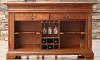 Dark Brown Bar Cabinet - Aspen