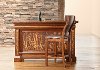 Dark Brown Bar Cabinet - Aspen-4