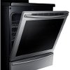 NE59J7750WS Samsung 5.9 cu. ft. Electric Flex Duo Range with Soft Close Door - Stainless Steel-2
