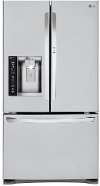 LFXS27466S LG 36 Inch French Door Refrigerator with Door-in-Door - Stainless Steel