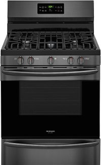 FGGF3036TD Frigidaire Gas Range with Quick Bake Convection - 5.0 cu. ft. Black Stainless Steel