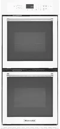 KODC304EWH KitchenAid 6.2 cu ft Double Wall Oven - 24 W White