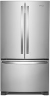 WRF535SWHZ Whirlpool French Door Refrigerator with Humidity-Controlled Crispers - 36 Inch Stainless Steel-1