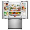 WRF535SWHZ Whirlpool French Door Refrigerator with Humidity-Controlled Crispers - 36 Inch Stainless Steel-2