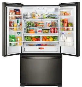 WRF535SWHV Whirlpool 25 cu ft French Door Refrigerator - Black Stainless Steel-2