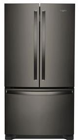 WRF535SWHV Whirlpool 36 Inch French Door Refrigerator - 25 cu. ft., Black Stainless Steel-1