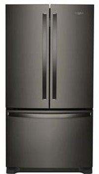 WRF535SWHV Whirlpool 36 Inch French Door Refrigerator - 25 cu. ft., Black Stainless Steel