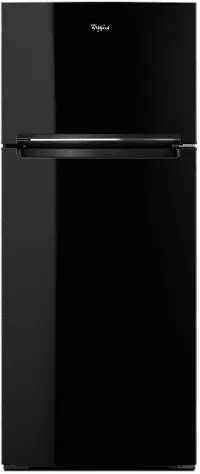 WRT518SZFB Whirlpool 18 cu ft Top Freezer Refrigerator - 28 W Black
