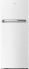 WRT518SZFW Whirlpool 18 cu ft Top Freezer Refrigerator - 28 W White