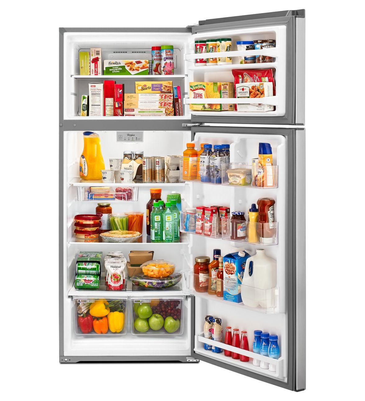 WRT518SZFW Whirlpool 18 cu ft Top Freezer Refrigerator - 28 W White-3