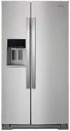 WRS588FIHZ Whirlpool 28.5 cu ft Side by Side Refrigerator - Stainless Steel