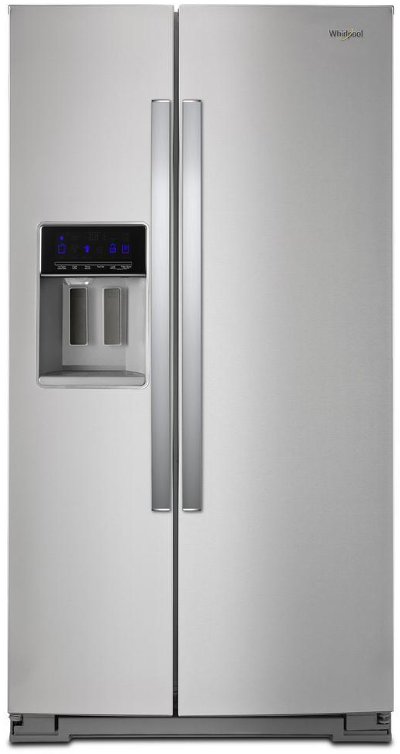 WRS588FIHZ Whirlpool 28.5 cu. ft. Side by Side Refrigerator - 36 Inch Stainless Steel