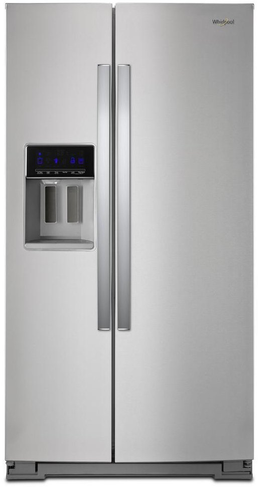 WRS588FIHZ Whirlpool 36 Inch Side by Side Refrigerator - 28.5 cu. ft., Stainless Steel-1