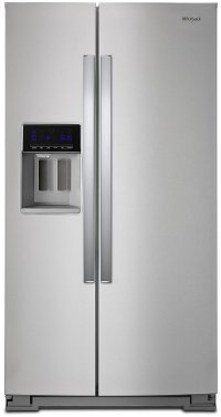WRS588FIHZ Whirlpool 36 Inch Side by Side Refrigerator - 28.5 cu. ft., Stainless Steel