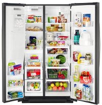 WRS588FIHZ Whirlpool 36 Inch Side by Side Refrigerator - 28.5 cu. ft., Stainless Steel-2