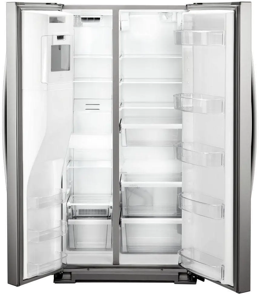 WRS571CIHZ Whirlpool 20.5 cu ft Side by Side Refrigerator - Counter Depth Stainless Steel-3